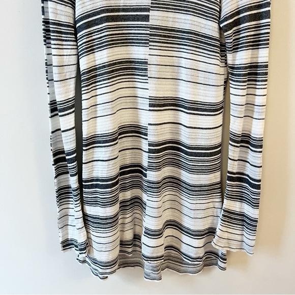 Free People Dress Womens Size Small Rave On White Striped Knit Long Sleeve - Picture 3 of 9
